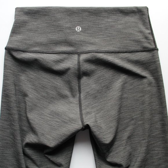 Lululemon Wunder Under Legging 25" Heathered Black 7/8 Tight Size 8 Luxt… - Picture 6 of 11
